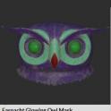 Fasnacht Glowing Owl Mask