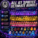All 61 Sprites | Ultimate Bundle | 41 Legacy Sprites + 20 New Sprites | Fortnite Battle Royale