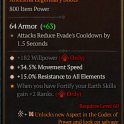 S9 - 3GA Boots + Willpower/ Movement Speed/ Resistance to All Elements
