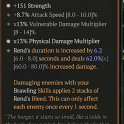 2GA Ring of the Ravenous (62/80) GA Strength/GA Physical Damage Multiplier/13% vuln dmg multiplier/8