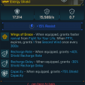 Guardian Angel [Recharge rate, Recharge delay, Capacity] (Daedalus shield)