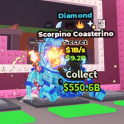 SCORPINO COASTERINO DIAMOND VERY RARE 1B  | ⚡INSTANT DELIVERY ⚡