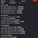 ⚡PROFILE | 6.7B NETWORTH | 1.8B COINS PURSE (6.7B ALL UNSOULBOUND) - Read Description