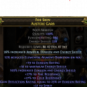 694 EVASION + 270 E.S CHEST 51 SPIRIT 23% DEFLECTION 27% FIRE 27% COLD RESISTS RANGER HUNTRESS MERC