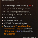 3GA Bow GA All Damage Multiplier/GA Dexterity/GA Maximum Life 201 weapon dmg