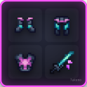⭐VOIDGLOOM SLAYER SET⭐FINAL DESTINATION SET 59K+ KILLS ⭐+ ATOMSPLIT KATANA +MYTHIC LVL 100 Enderman⭐