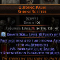 Guilding Palm Shrine Sceptre (4-7-25-50)