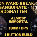 [Endgame META] Cast On Ward Break Exsanguinate Elementalist - Path of Exile Mirage SC