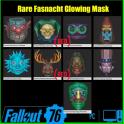 Rare Fasnacht Glowing Mask in list: [Jester/Owl/Skull/Corn Cob/Jacklope/Abe/Sun/Veggie/Bigfoot