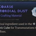 x1 Coarse Primordial Dust