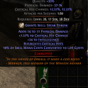 RISE OF THE ABYSSAL 2 SOCKETED 20% QUALITY TANGLETONGUE +7% CRITICAL HIT CHANCE BASE DEADEYE SPEAR