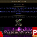☯️ Hinekora's Lock ⭐ POE 1 ⭐ Keepers of the Flame Softcore ⭐ Instant Delivery