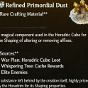 100x Refined primordial dust