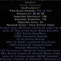 INFINITY RUNEWORD BER MAL BER IST - HC HARDCORE - D2R LADDER