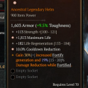 2GA Helm GA Cooldown Reduction/GA Maximum Life/113 str 182 life regen