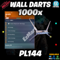 1,000x Wall Darts PL144 Traps - [PC, PS4, PS5, Xbox One and Series X/S] Fast Delivery!