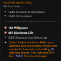 SEASON 10 2 GA DRUID RING GA WILLPOWER + GA MAXIMUM LIFE COMPANION SHRED PULVERIZE FLESHRENDER DRUID