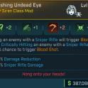 ⭐[META ROLL] L60 UNDEAD EYE (DAMAGE REDUCTION) - SEE IMAGE FOR STATS⭐