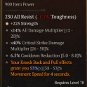 1GA Amulet 40% crit strike dmg multiplier/14% all dmg multiplier/GA Strength/6.5% cooldown reduct