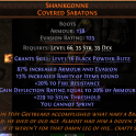 RISE OF THE ABYSSAL SHANKGONNE UNIQUE BOOTS LVL 66 REQ