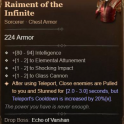 4GA Raiment of The Infinite 4GA Unique Item, High Aspect