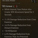 ANCESTRAL PANTS LVL 69 3X DAMAGE REDUCTION (CLOSE DISTANT POISONED) WILLPOWER 2 SOCKET