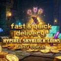 Minecraft Hypixel coins 10m = 0.32$