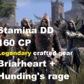 [NA - PC] Full Legendary Crafted Gear - Stamina DD - 160 CP Briarheart + Hunding’s Rage