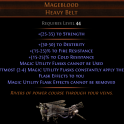 Mageblood Heavy Belt
 4 Flasks No Corrupt
ed Clean [PC] Legacy
 of Phrecia Event St
andard
