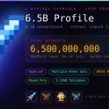 ⭐ Hypixel Skyblock ⭐ 6.5B PROFILE ⭐ 1.3B Purse ⭐HYPERION ⭐GARDEN LVL 13