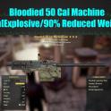 Bloodied .50 Cal Machine Gun[Explosive/90% Reduced Weight]