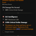 SEASON 10 2 GA TWO HAND SWORD GA INTELLIGENCE + GA CRITICAL STRIKE DAMAGE SHADOWBLIGHT NECROMANCER