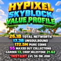 PRICE REDUCED⚡SKYBLOCK PROFILE ⚡ 17.3 BILLION UNSOULBOUND ⚡26 BILLION TOTAL ⚡172M PURE COINS