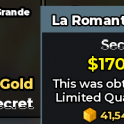 la romantic grande 170M/s gold