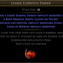 Lesser Eldritch Ember | Season softcore