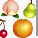 Fruits package(Peach*10+pear*10+apple*10+orange*10+coconut*10+cherry*10)