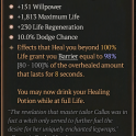 4GA Temerity (98/100) GA (Willpower + Maximum Life + Dodge Chance + Life Regeneration)