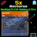 x5 Modded Nocturno Nature & Fire PL136 - [PC/PS4|5/XboxS|X] - Fast Delivery