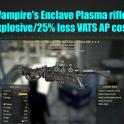 Vampire's Enclave Plasma Riffle (Explosive/25% less Vats ap cost)
