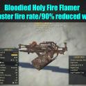 Bloodied Holy Fire Flamer (25% faster fire rate/90% reduced weight)