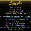 RUNES OF ALDUR 2067 EVASION CHEST 51 SPIRIT DEFLECTION 25% OF EVASION 32% COLD RES 27% CHAOS RES MON