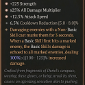3GA Paingorger's Gauntlets (100/125) GA Strength/GA All Damage Multiplier/GA Attack Speed 6.5% coold