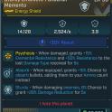 ⭐L50 PANDORAN MEMENTO - 14,128 CAPACITY - 30% SHOCK RES - 3,9 DELAY - PSYCHOSIS - 15% ABSORB BULLET⭐