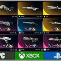 On sale！Weapon 4 lvl + Top Mods (Kinetic/Sliencer 3/Horizontal)[Vulcano/Bobcat/Tempest/Renegade]