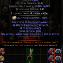 DAWN OF THE HUNT 2 SOCKETED TANGLETONGUE %20.88 CRITICAL HIT CHANCE DEADEYE SPEAR