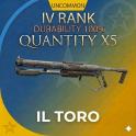 Il Toro 5X Tier IV Finished Weapon - 100% Durability - Fast Delivery