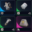 10x Survivor Augment & 10x Medium Shield & 50x Herbal & 50x Shield Recharger