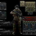 GRENADE LAUNCHER SET / GP-25 "Kostyor" / Ak-74N / Exfil / Hexatac (HPC)