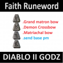 Faith Runeword - send message for base | Project Diablo 2 S9 Softcore | Real Stock