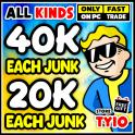 40 EACH JUNK - 20K EACH FLUX [Fast trading] ALL Junks